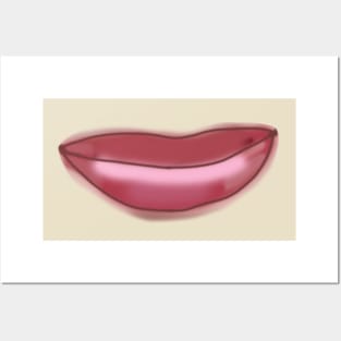 Smile on Pink Lips Posters and Art